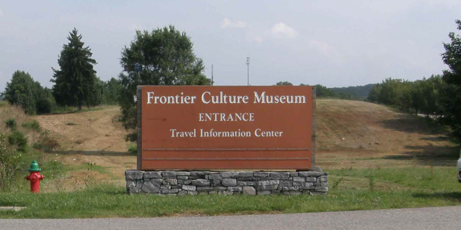 Frontier Culture Museum Outdoor Signs
