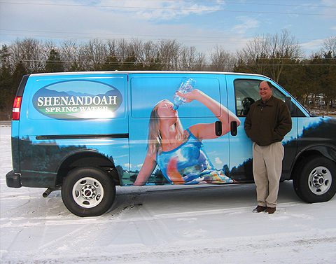 Shenandoah Spring Water Vehicle Wrap