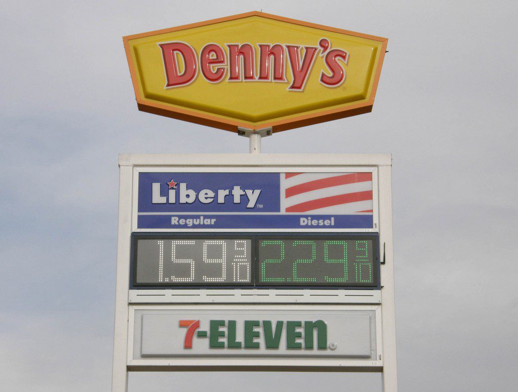 Denny's Outdoor Electric Sign