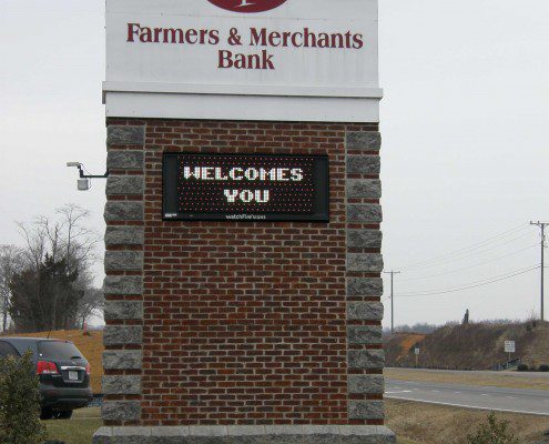 Farmer's and Merchant's Outdoor Electronic Message Center