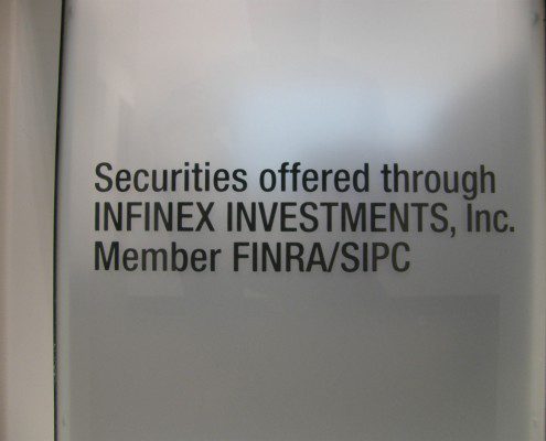Infinex Indoor Office Sign