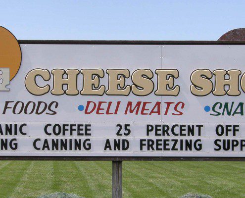 The Cheese Shop Custom Sign