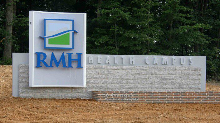 RMH Health Campus Custom Sign