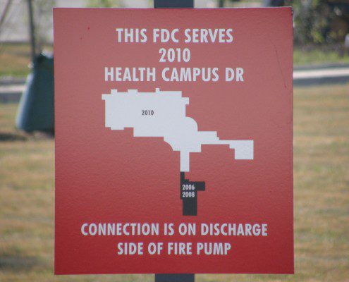 FDC Outdoor Informational Sign