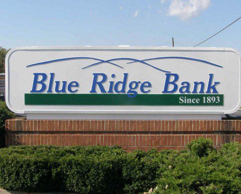 Blue Ridge Bank Outdoor Sign