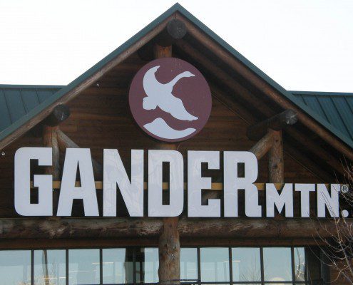 Gander Mtn. Outdoor Channel Sign