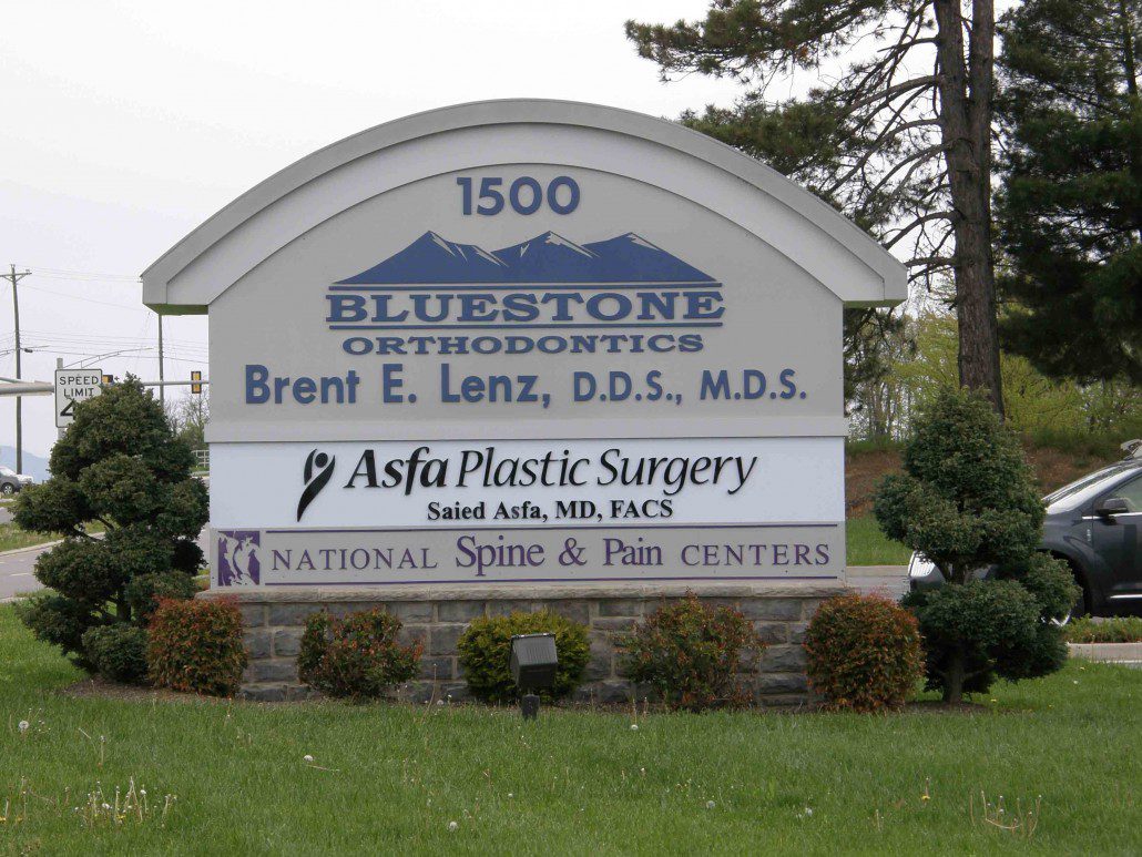 Bluestone Orthodontrics Outdoor Sign