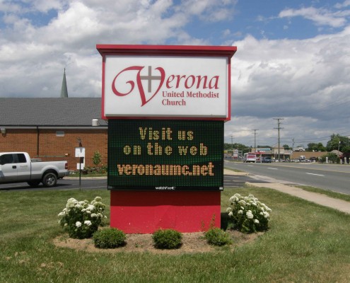 Verona United Methodist Outdoor Sign