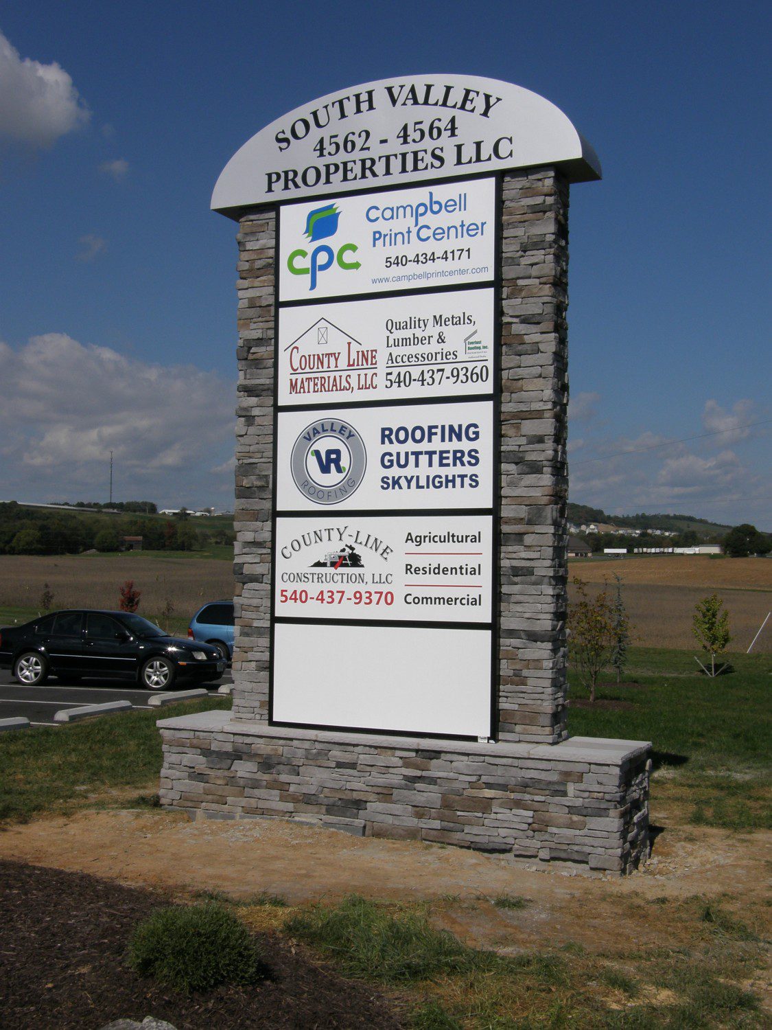 South Valley Properties, Outdoor Sign